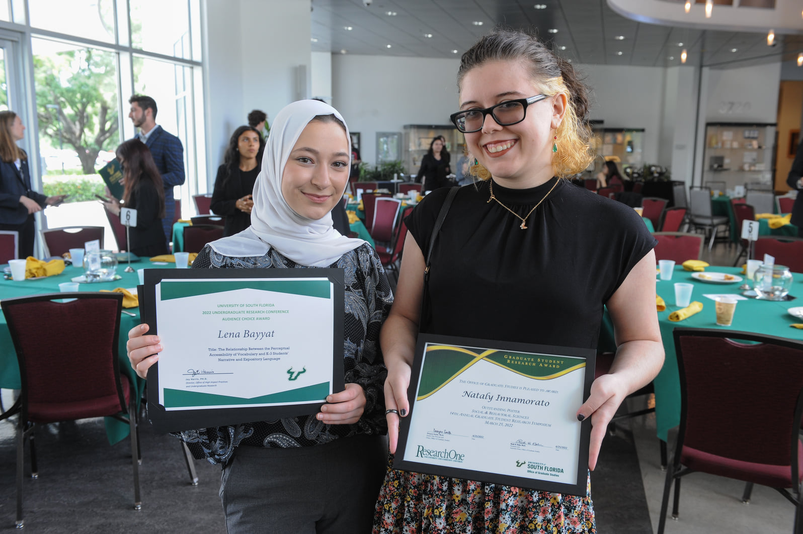 Lena Bayyat and Nataly Innamorato Research Awards