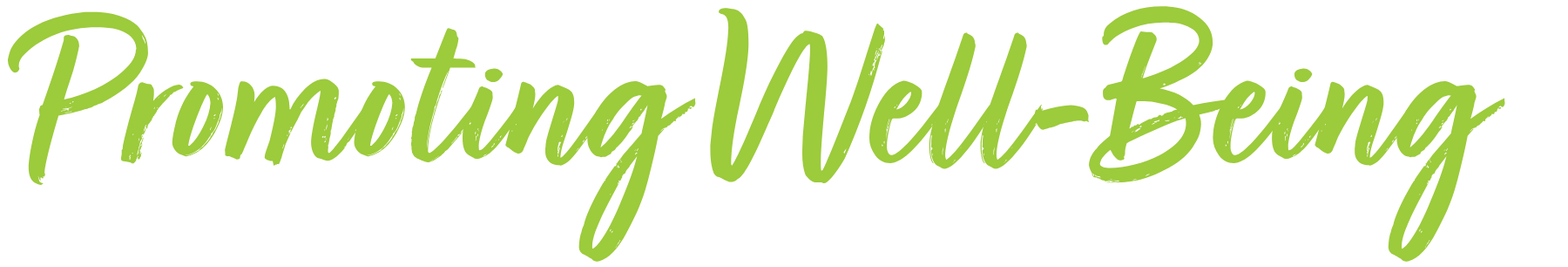 Promoting Well-Being