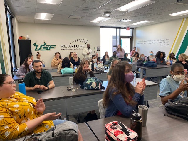 Students at the Social Work Professional Panel