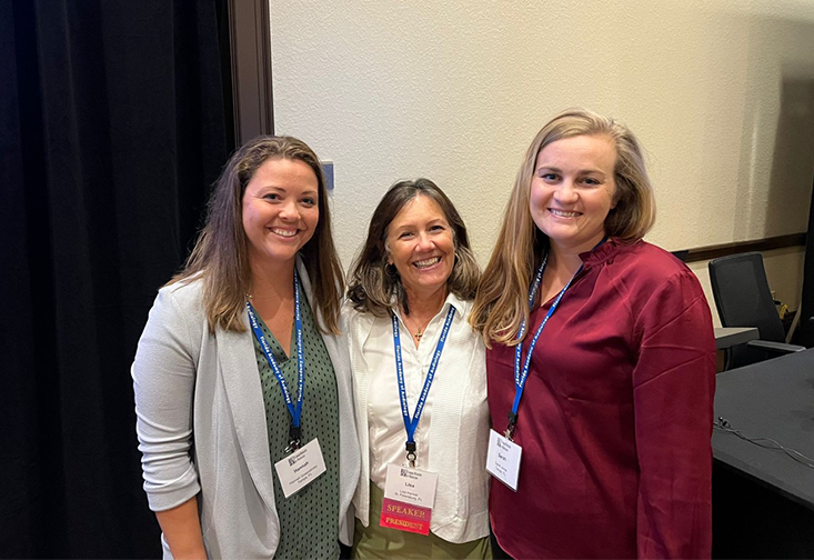 Hannah Gospodinsky, Lisa Hansel, and Sarah Jones