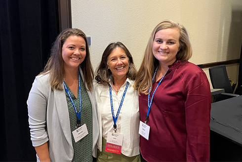 Hannah Gospodinsky, Lisa Hansel, and Sarah Jones