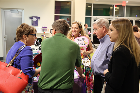 A group of attendees at CARD-USF's annual Fiesta by the Bay fundraising event