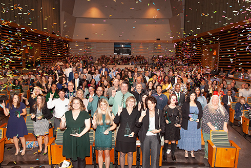 recipients of the 2022 outstanding staff awards