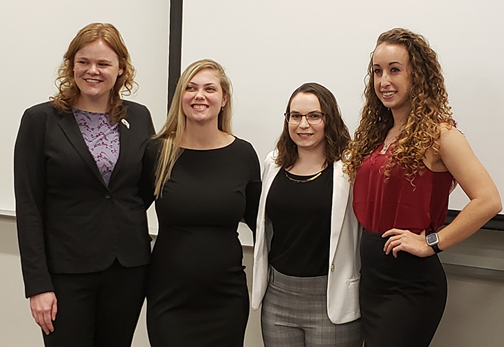 Christa Ratcliff, Jessica Combs, Sarah Grover, Madison Dowdy