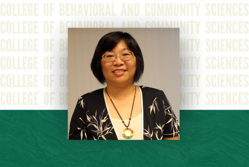 Photo of Dr. Chih-Chin Chou on CBCS branded background