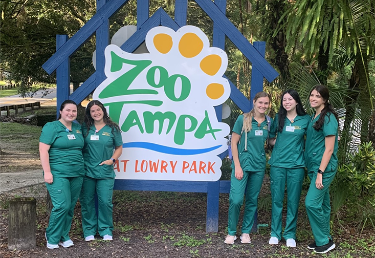 CSD graduate students at Zoo Tampa at Lowry Park