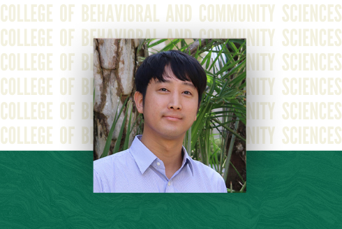 Photo of Daniel Kwak on CBCS branded background