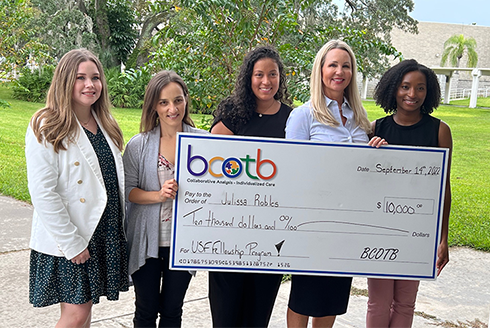 Julissa Robles receives BCOTB Fellowship