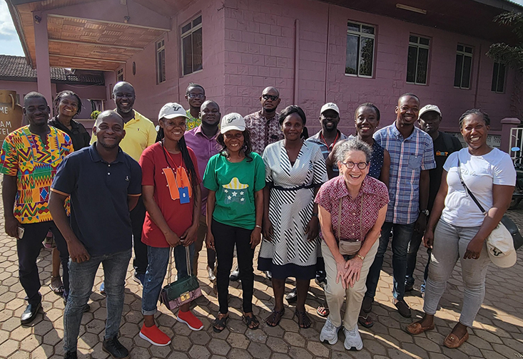 Sondra Fogel, Phd, LCSW in Ghana