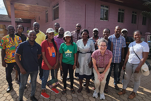 Sondra Fogel, Phd, LCSW in Ghana