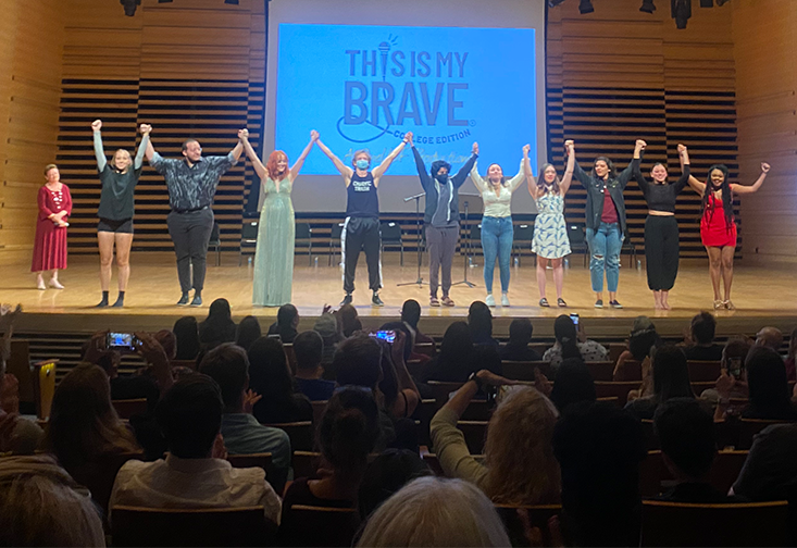 This is My Brave 2022 cast bows on stage