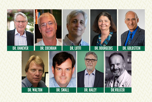 Drs. Michelle Bourgeois, Howard Goldstein, Robert Lutfi, Joseph Walton, John Cochran, James D. Unnever, William Haley, Brent Small, and Ladislava Volicer