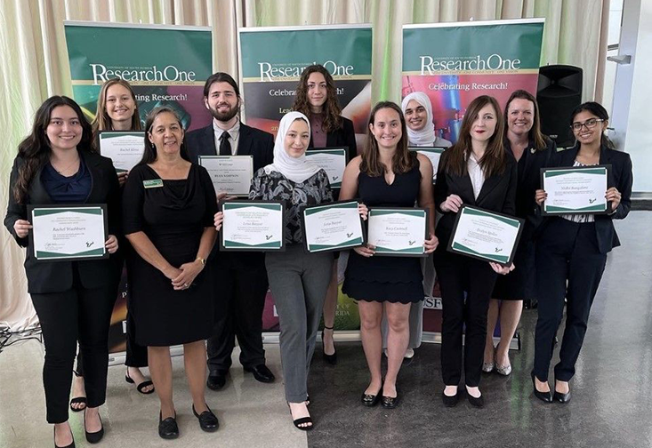 2022 Undergraduate Research Scholar Award recipients 