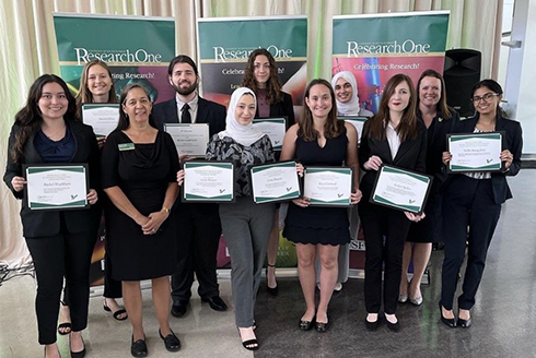 2022 Undergraduate Research Scholar Award recipients