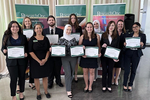 2022 Undergraduate Research Scholar Award recipients 