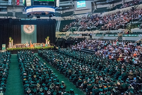 USF commencement ceremony