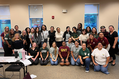 CSD students volunteer at Southshore Bilingual Therapy