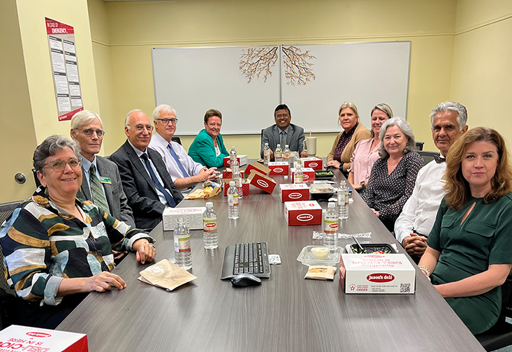 CBCS leadership meets with Provost Mohapatra