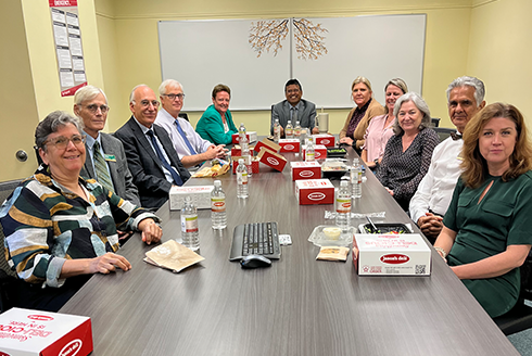 CBCS leadership meets with Provost Mohapatra