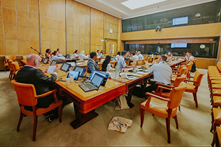 Jacqueline Houston in UN Headquarters