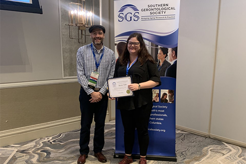 Jessica Yauk at SGS Annual Meeting