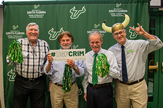 Max Bromley with Dwayne Smith, Bill Blount, and John Cochran