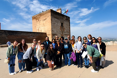 USF students visit the Alhambra