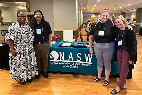 attendees of the 2023 NASW-FL conference