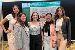 Hanna Hirano, Isabella Rios, Emely Hernandez, Magdalena Alverez, and Nicole Brborich