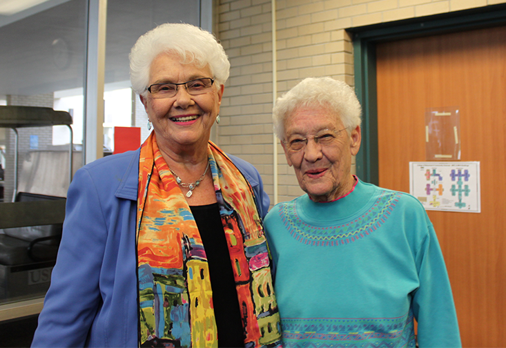 Sue Saxon and Mary Jean Etten