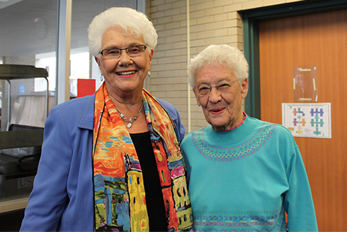 Sue Saxon and Mary Jean Etten