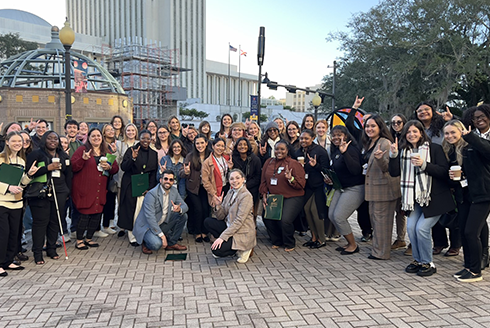 USF social work students