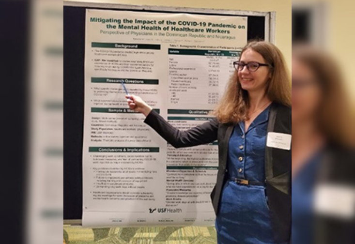 Natalia Babenko presents her research