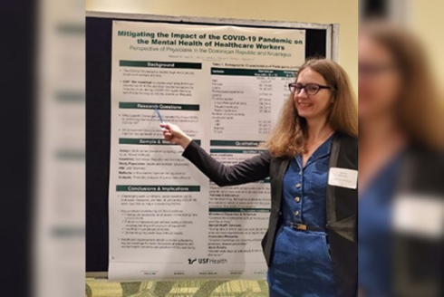Natalia Babenko presents her research
