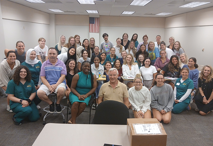 CSD students and dysphonia international representatives