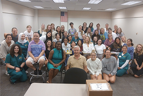 CSD students and dysphonia international representatives