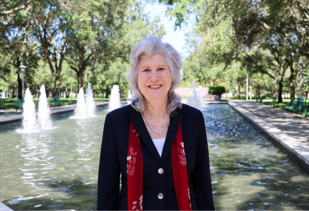 Kathleen Heide on USF campus