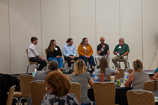panelists and audience