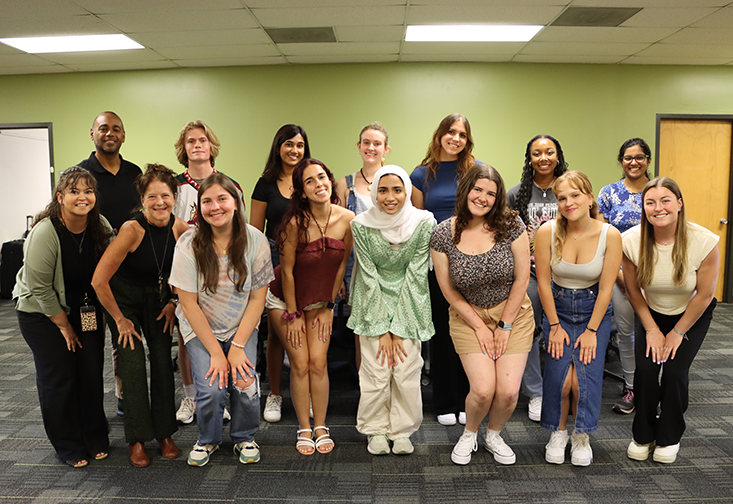 Students and mentors gather for SRI@FMHI orientation.