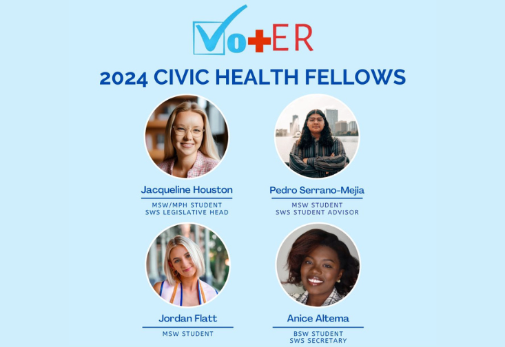 USF Social Work Society members join VOT-ER Civic Health Fellowship