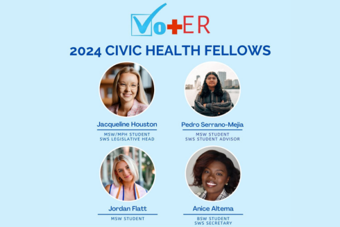 USF Social Work Society members join VOT-ER Civic Health Fellowship