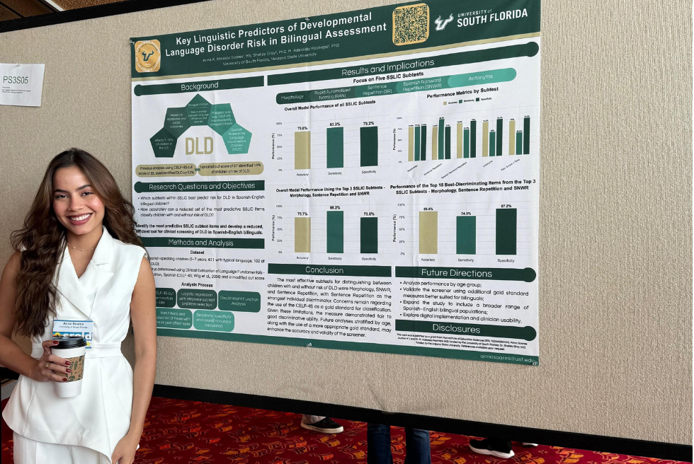 Anna Soares at SRCLD conference