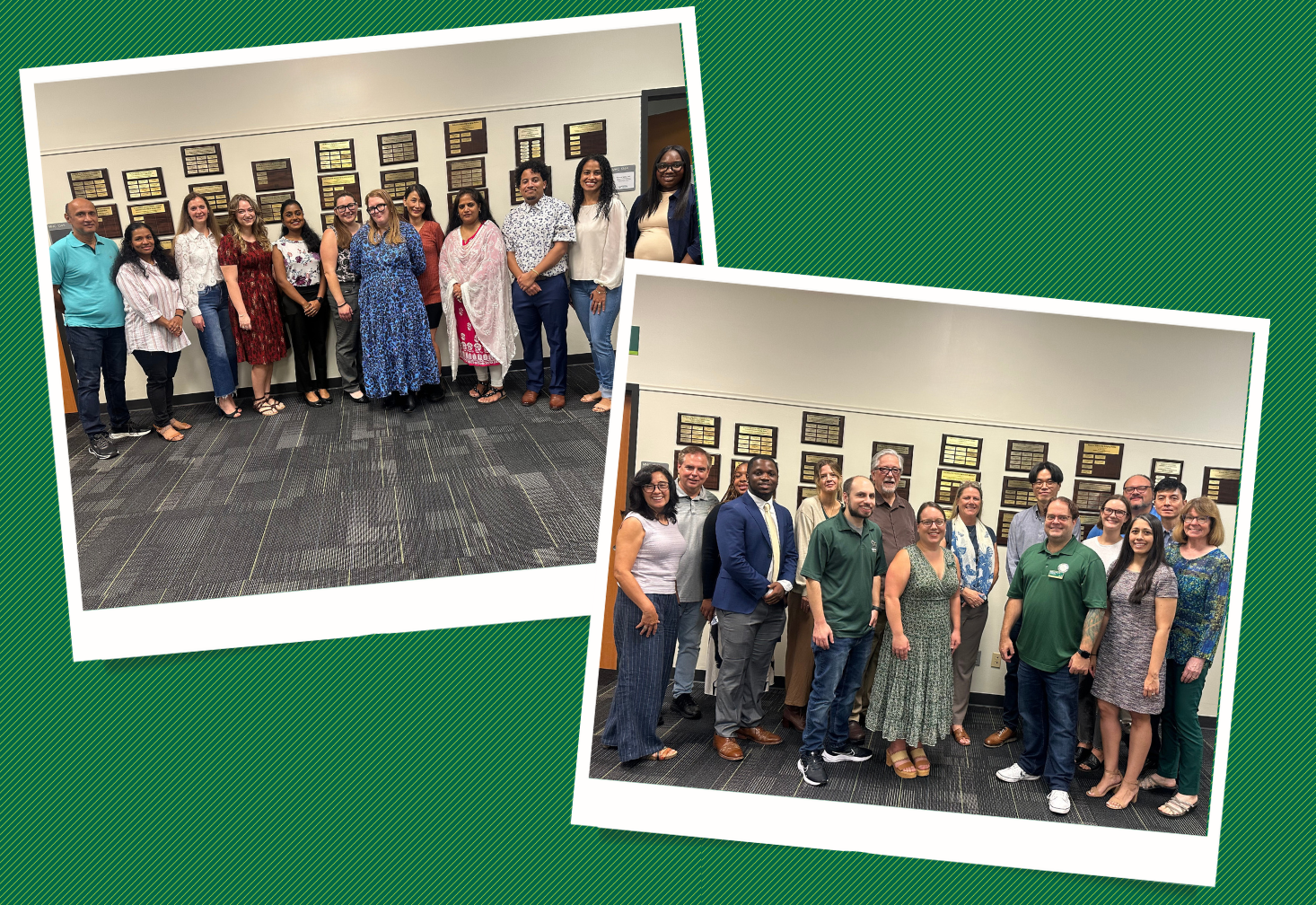 students, faculty and leaders during the School of Aging Studies welcome reception