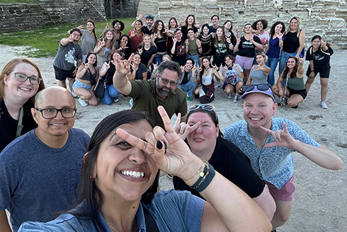 ASL interpreting students and faculty in St. Augustine