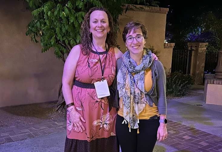 Aimee Dietz and Charlotte Purcell King