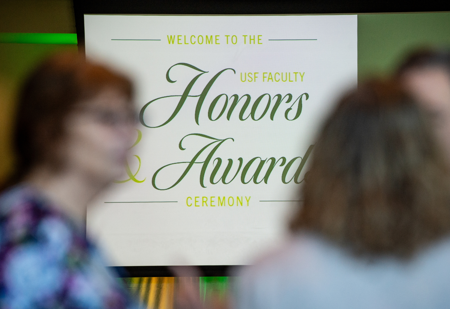 USF Faculty Honors and Awards graphic 