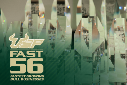 USF Fast 56 fastest growing bull businesses graphic 