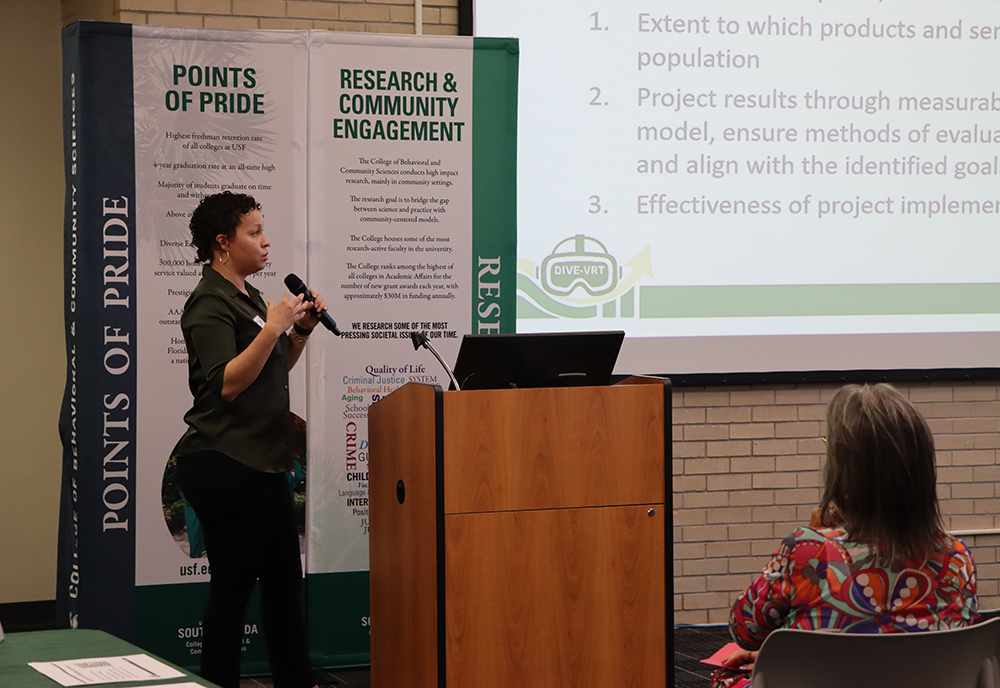 Speaker at info session