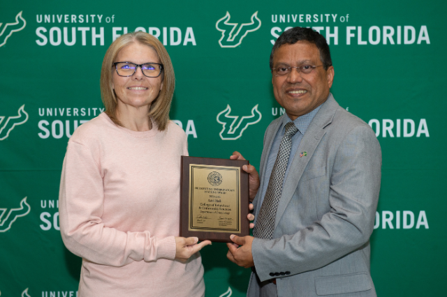 Lori Hall with Prasant Mohapatra