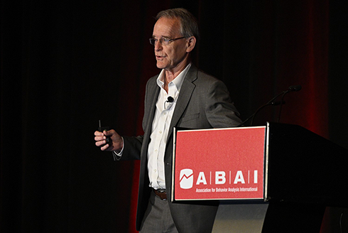 Ray Miltenberger presents at the conference